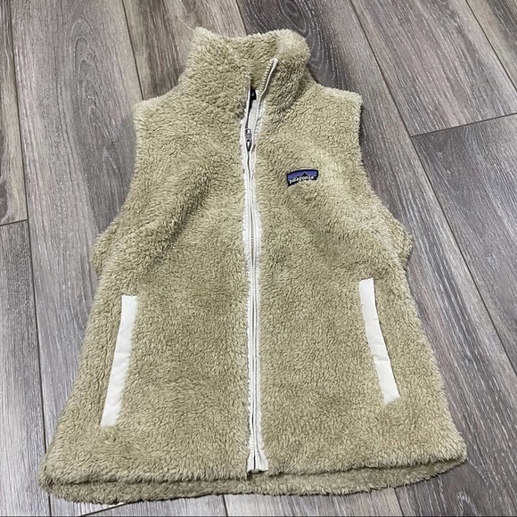 Patagonia los gatos full zip‎ fuzzy vest jacket size small - Picture 1 of 6